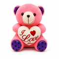 Pink “I Love You” Teddy Bear – Soft Plush Gift Toy 🧸💗