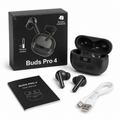 Buds Pro 4 Wireless Earbuds - Voice Changer & Smart Touch Control
