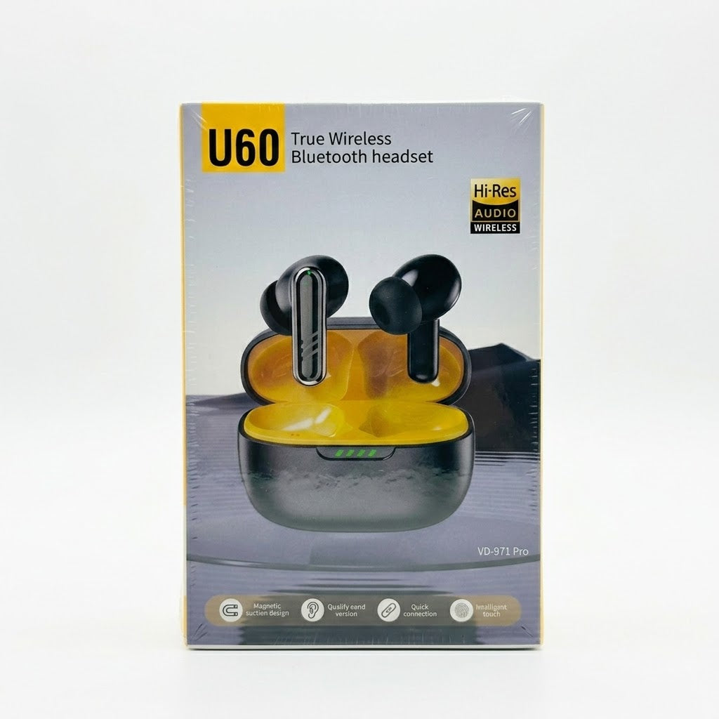 U60 True Wireless Earbuds - Hi-Res Audio & Magnetic Charging