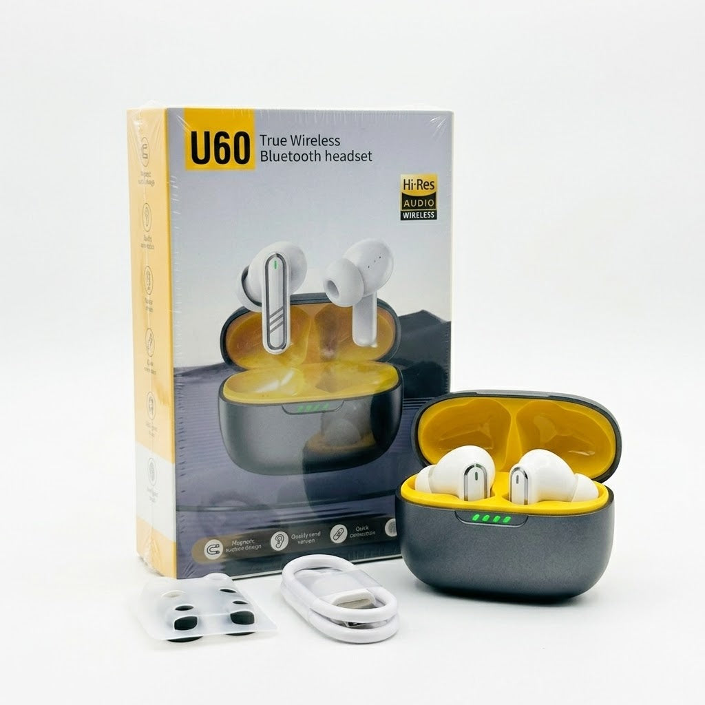 U60 True Wireless Earbuds - Hi-Res Audio & Magnetic Charging