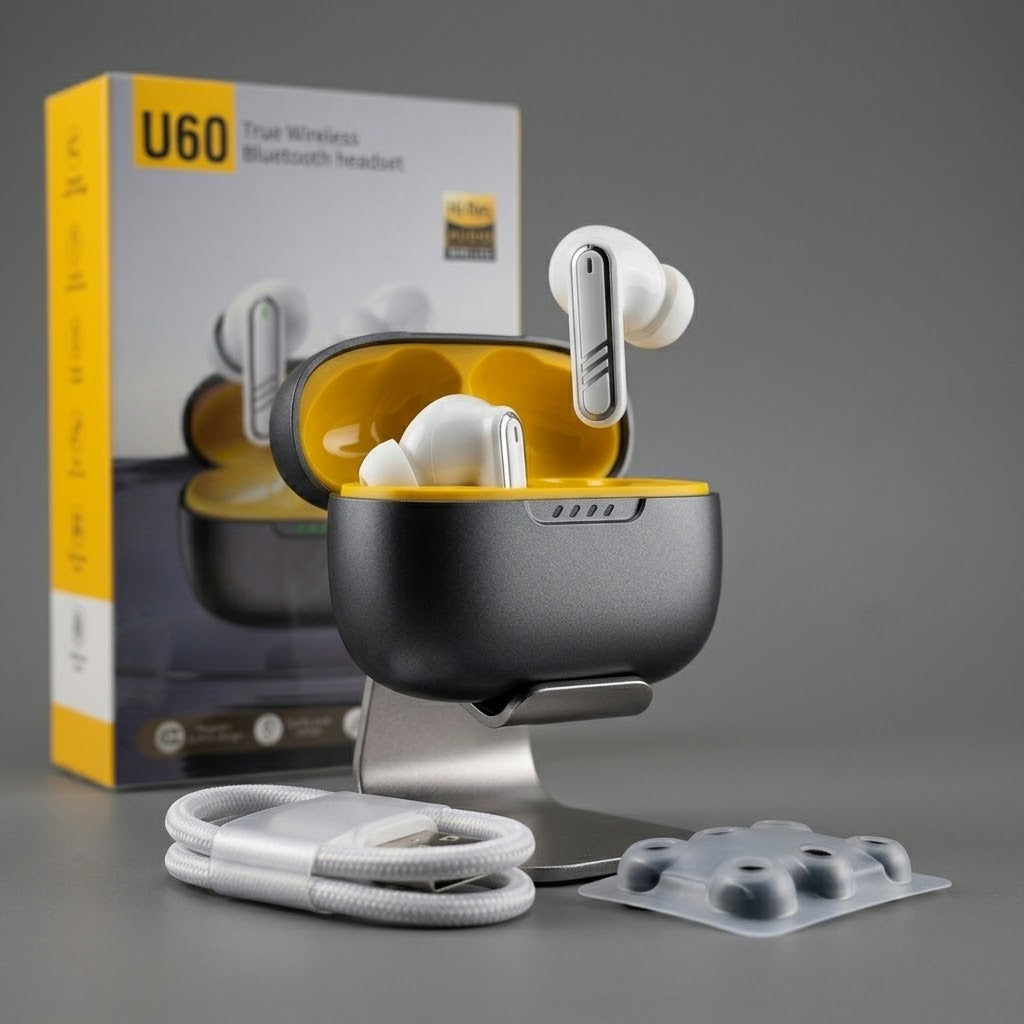 U60 True Wireless Earbuds - Hi-Res Audio & Magnetic Charging