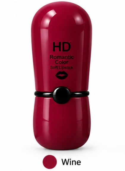 HD Romantic Color Soft Lipstick – Wine Shade 🍷💄 HD Romantic Color Soft Lipstick – Wine Shade 🍷💄