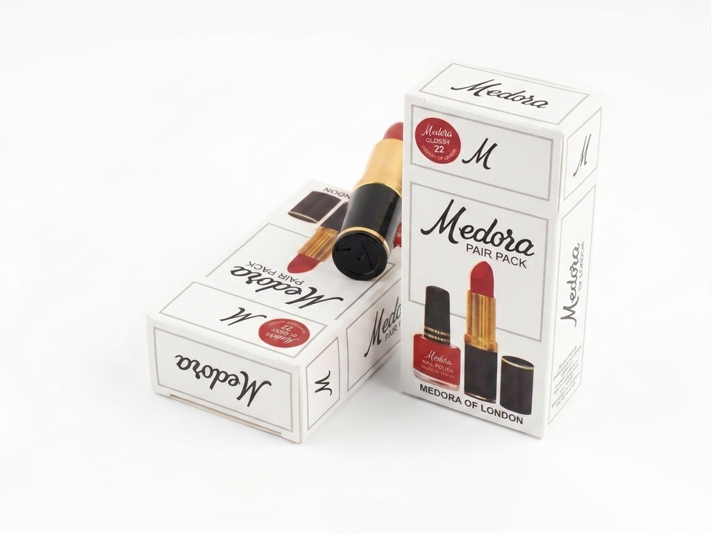 Medora Of London Pair Pack – Red Lipstick & Matching Nail Polish