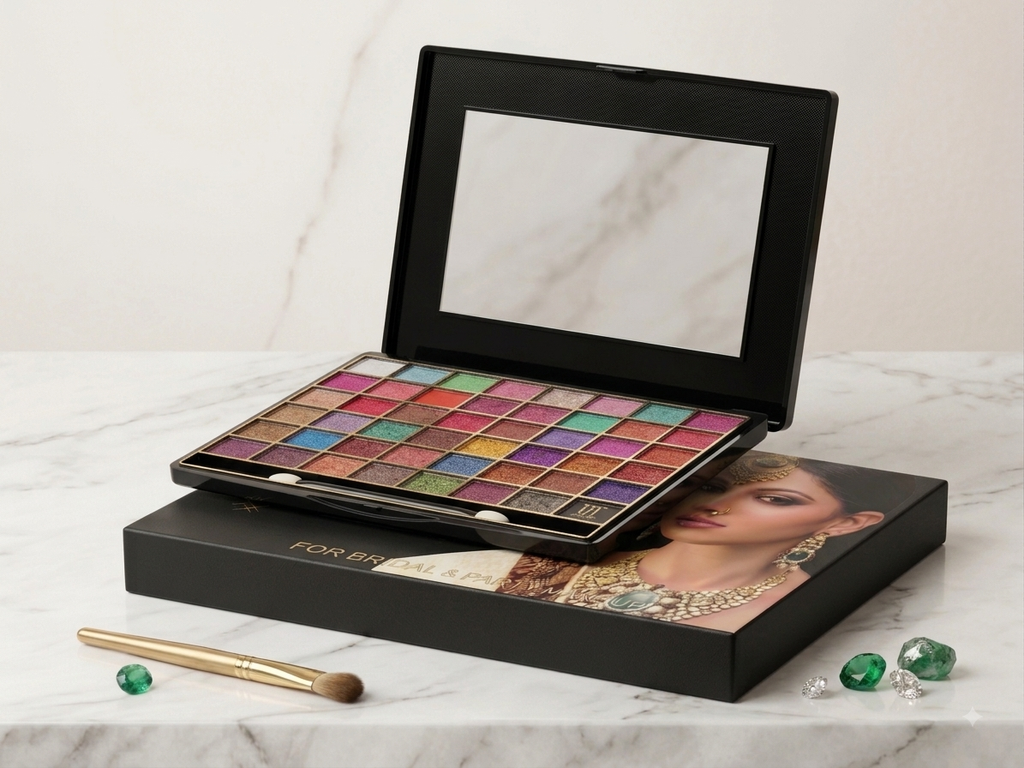 Miss Sleek 48 Color Eyeshadow Palette – Professional Bridal & Party Makeup Kit